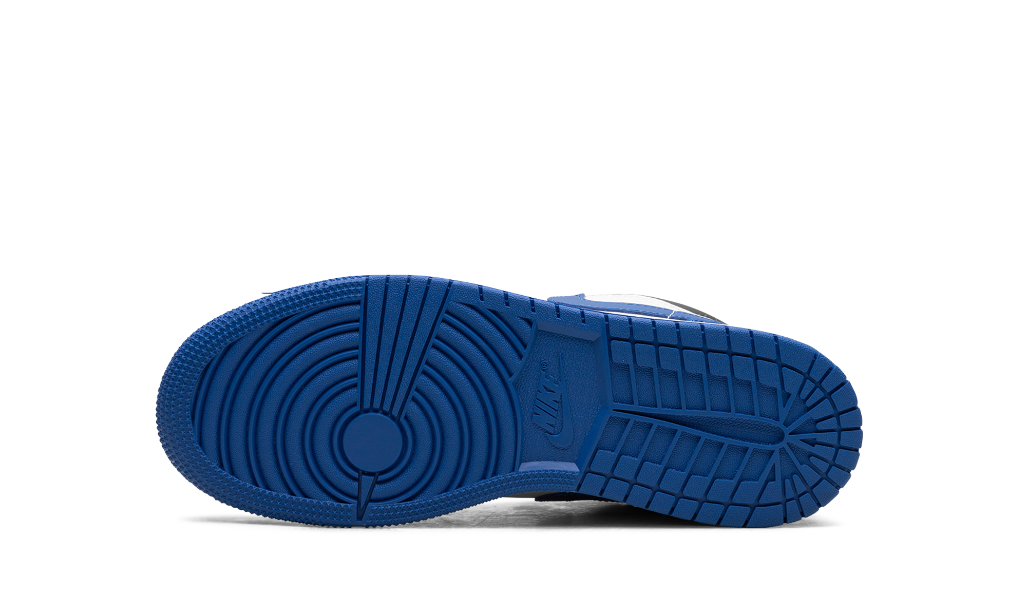 jordan 1 low se alternate royal toe gs+553560-140+bottom view