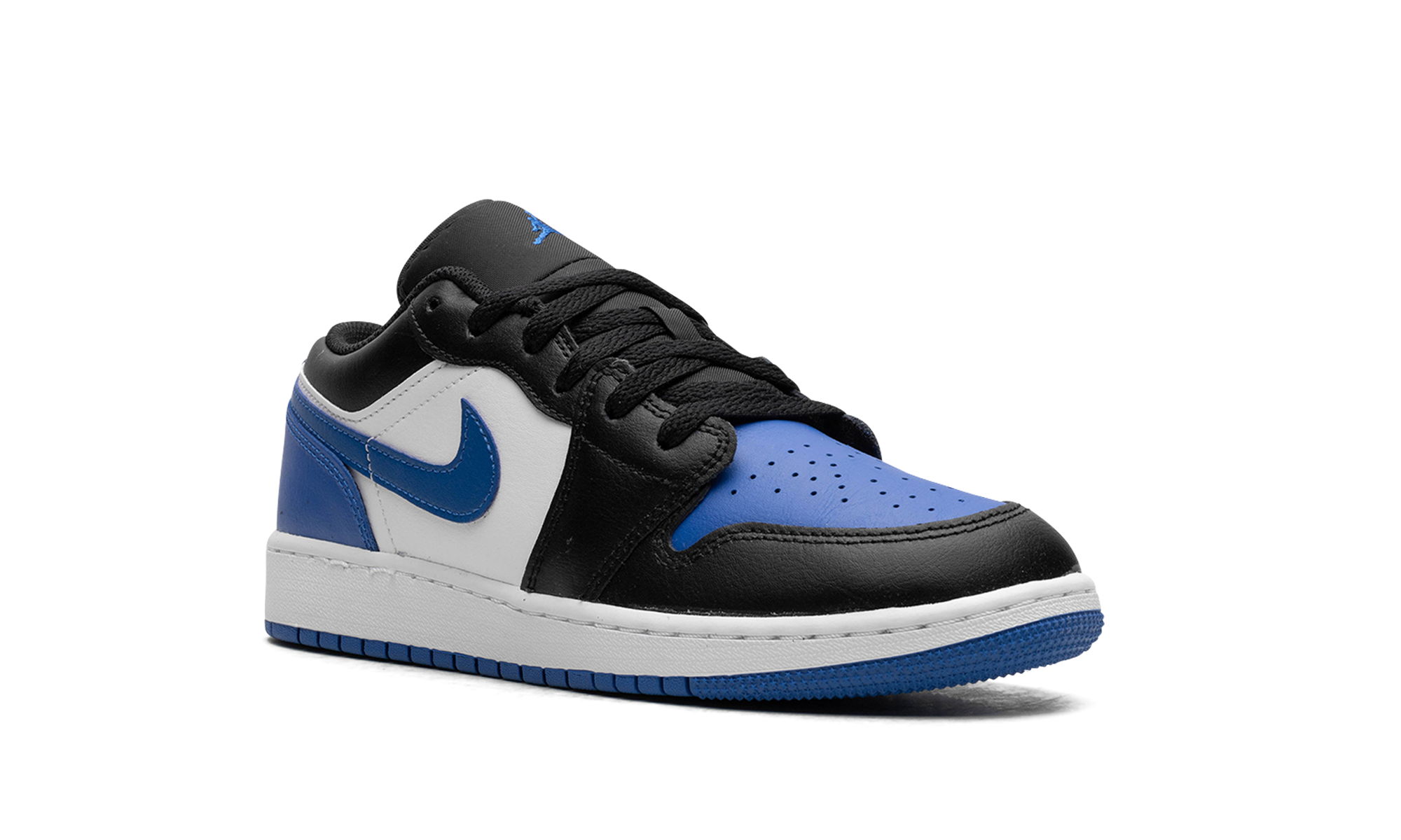 jordan 1 low se alternate royal toe gs+553560-140+diagnol right view