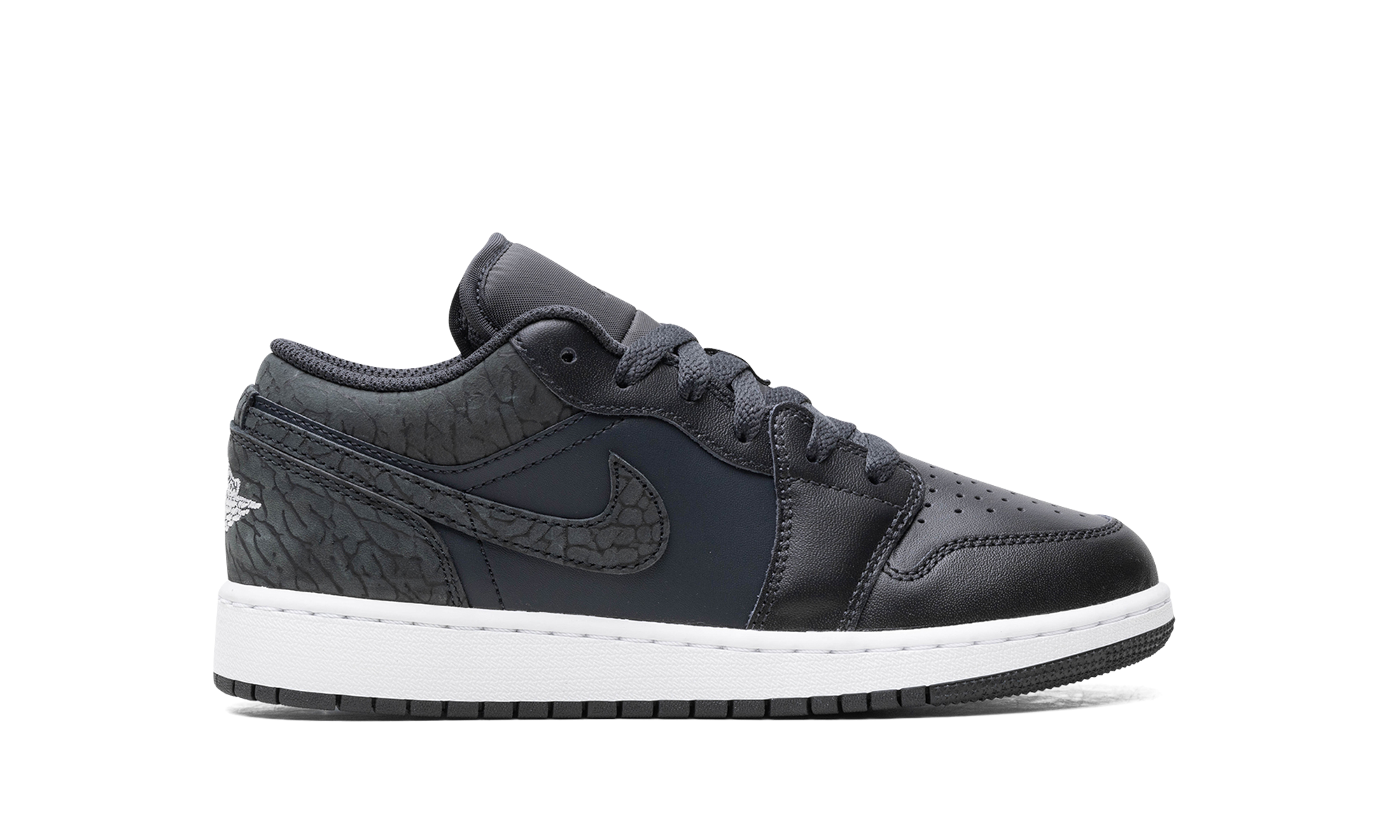 jordan 1 low se black elephant gs+FB9908-001+right view