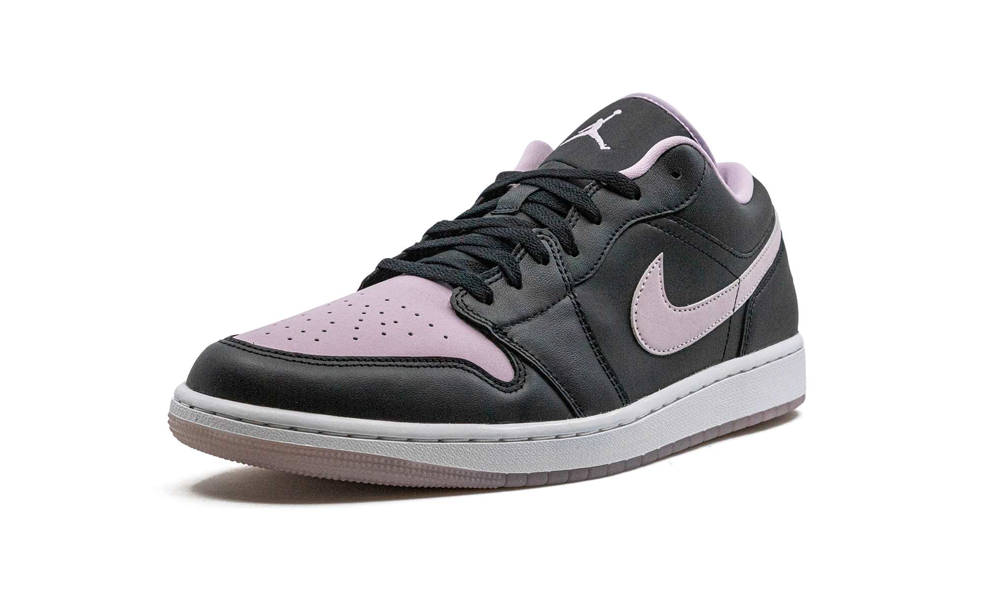 jordan 1 low se black iced lilac+DV1309-051+left diagnol single view