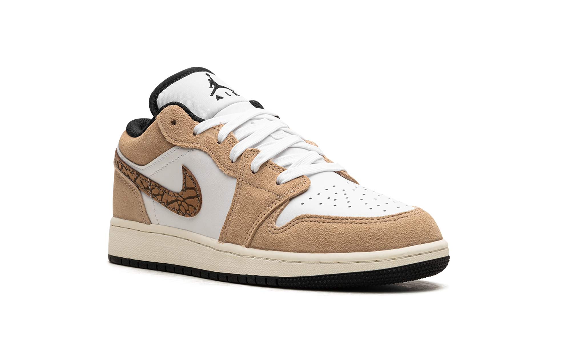jordan 1 low se brown elephant gs+DZ5368-201+diagnol right view