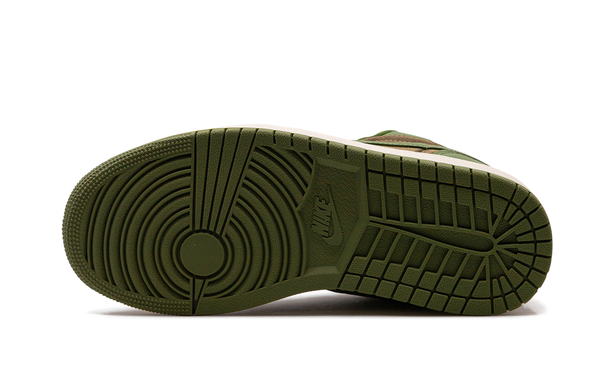 jordan 1 low se brown kelp sky j light olive women s+FB9893-300+bottom view