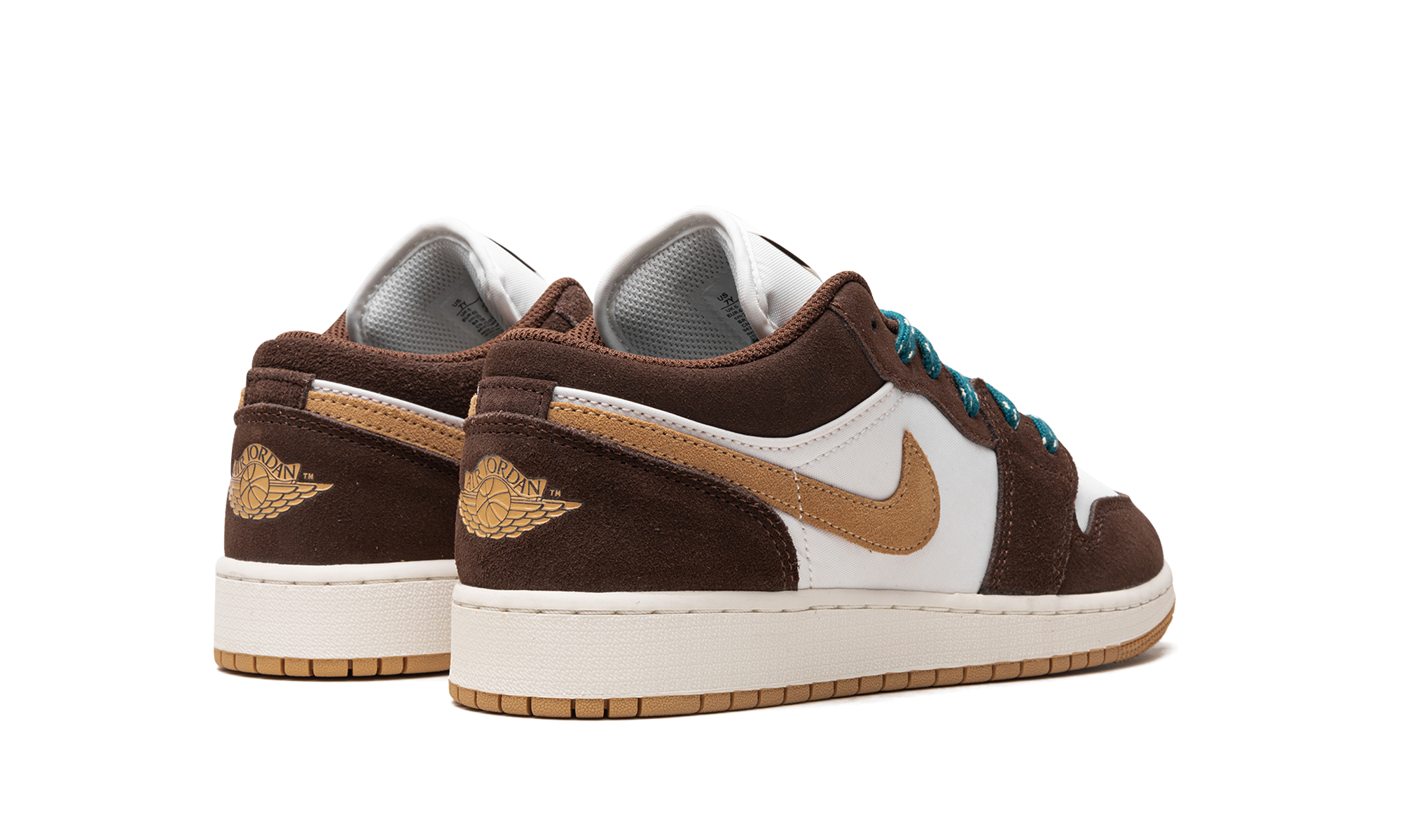 jordan 1 low se cacao wow gs+FB2216-200+diagnol right behind view