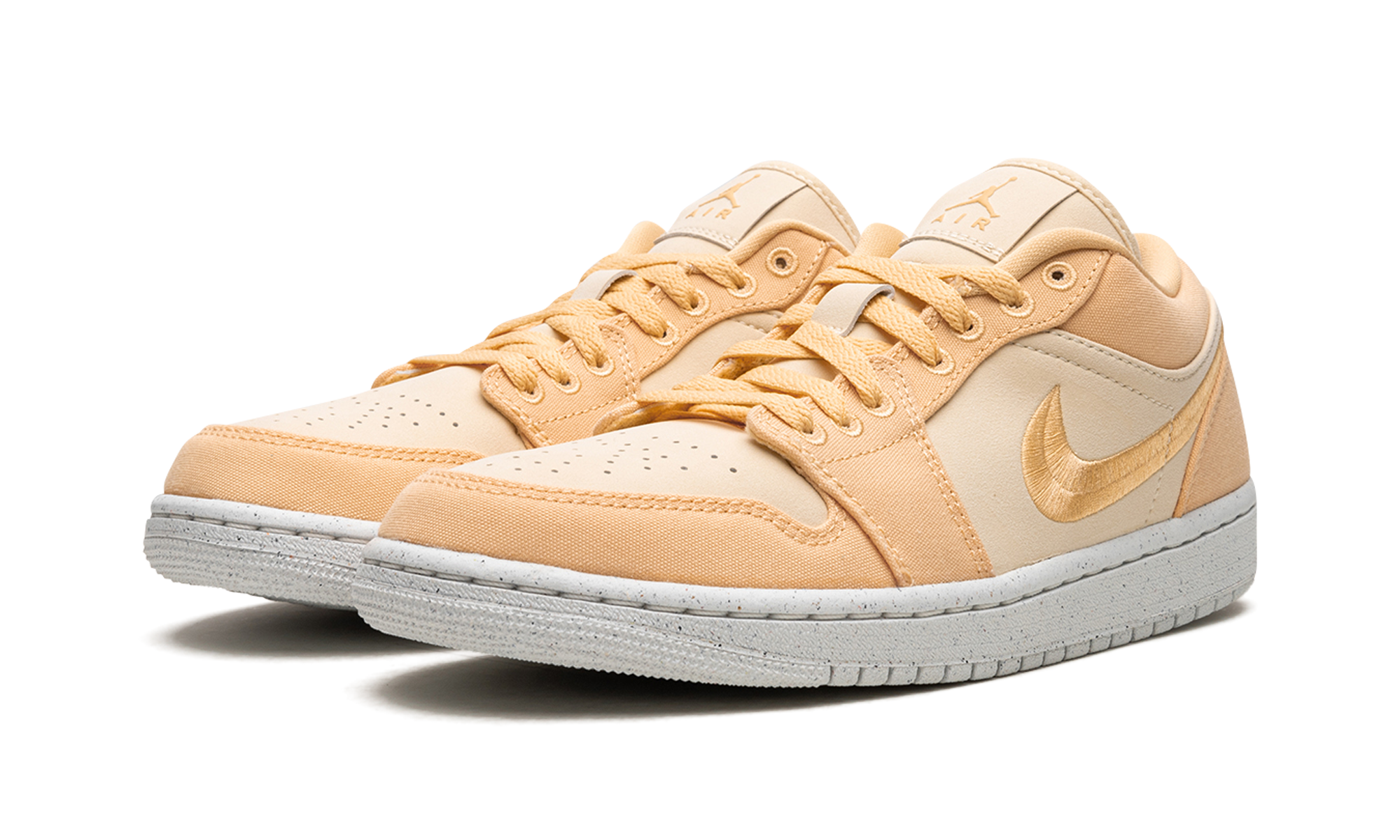 jordan 1 low se celestial gold women s+DV0426-200+diagnol left view