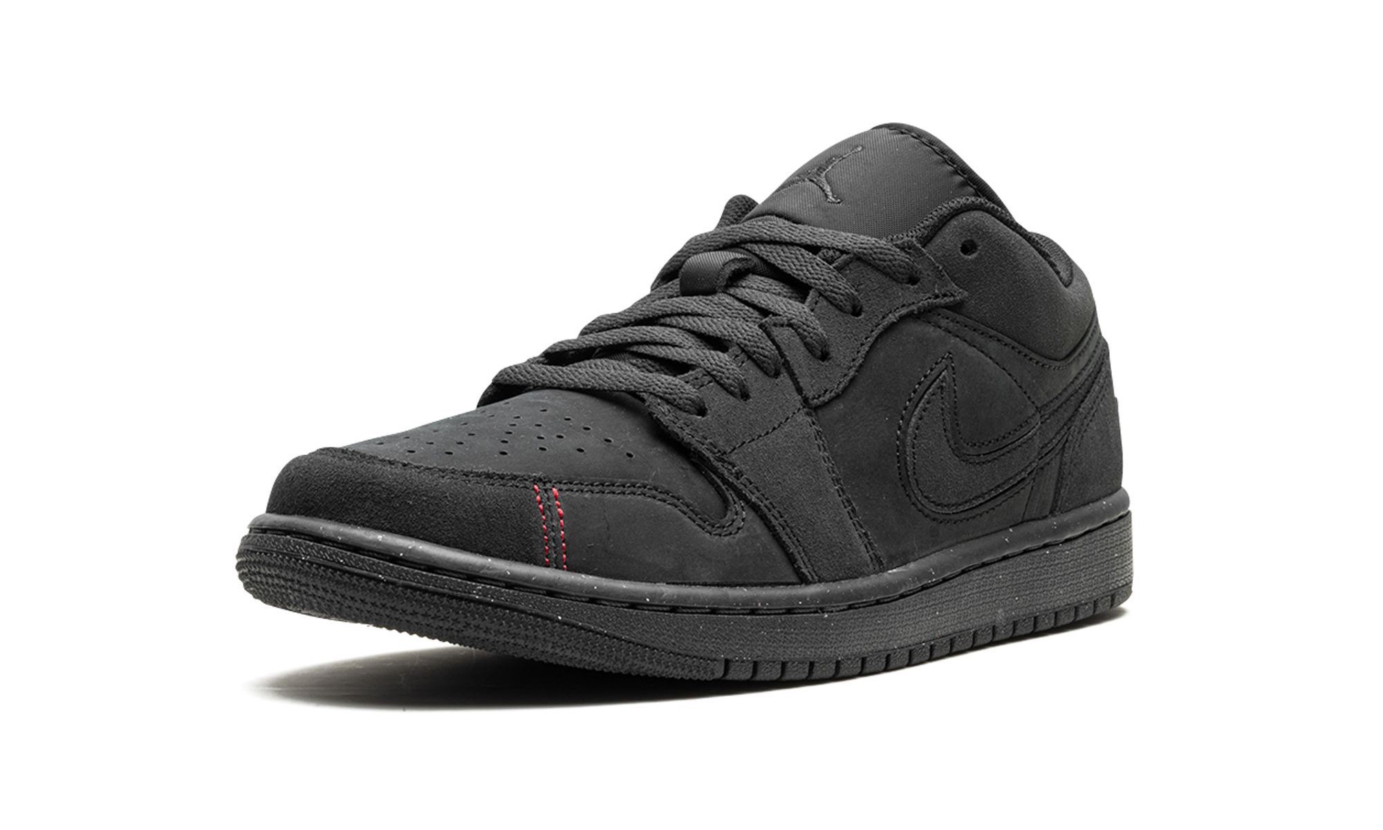 jordan 1 low se craft dark smoke grey varsity red+FD8635-001+left diagnol single view