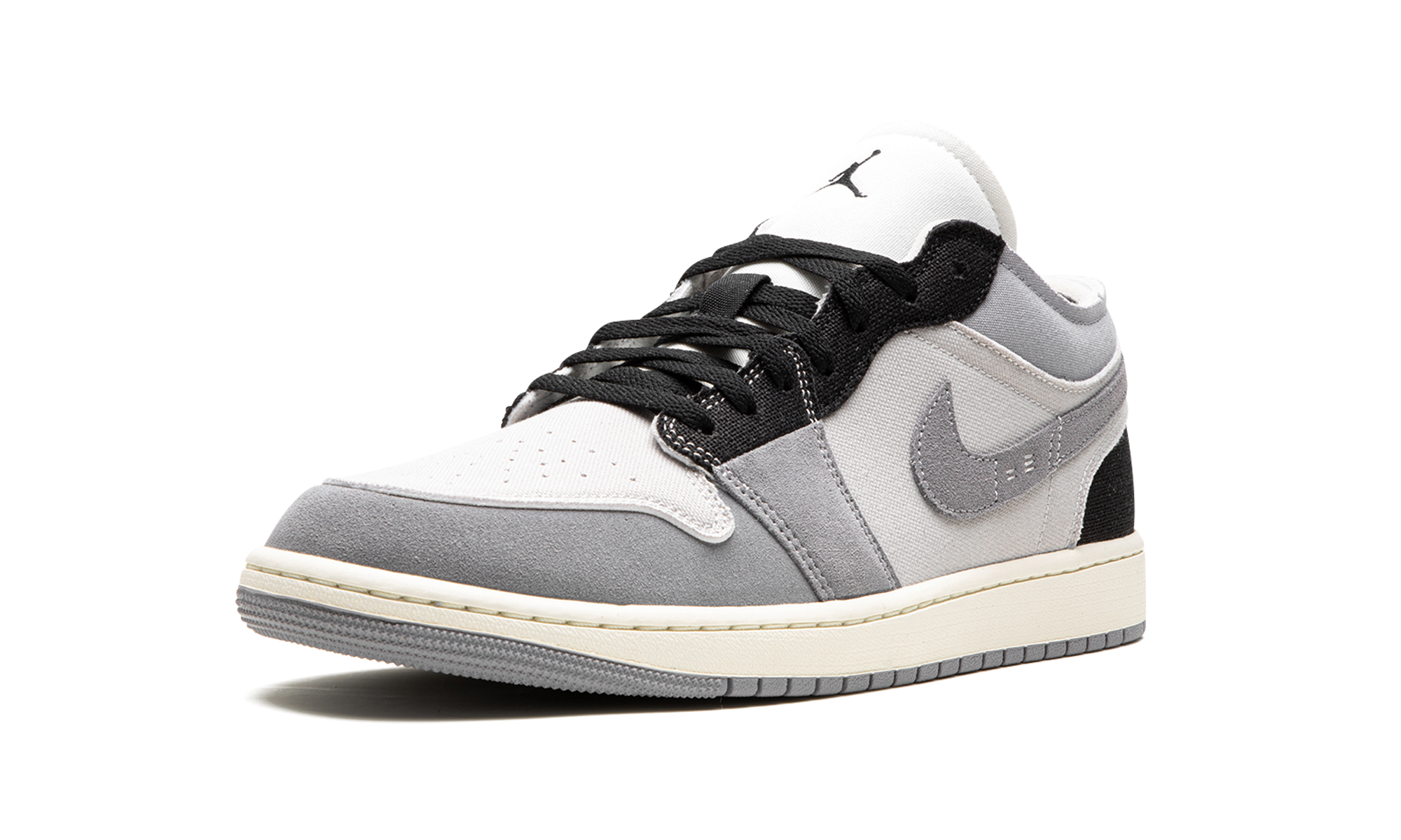 jordan 1 low se craft inside out cement grey+DZ4135-002+left diagnol single view