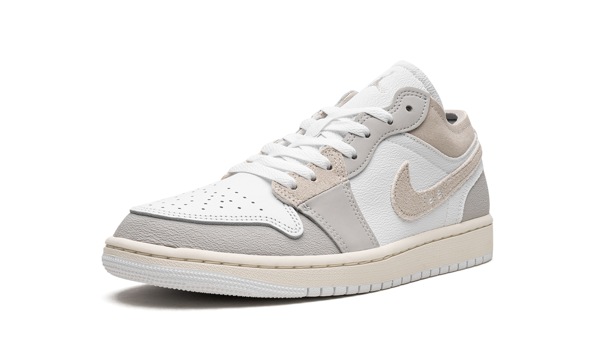 jordan 1 low se craft inside out tech grey+DN1635-002+left diagnol single view