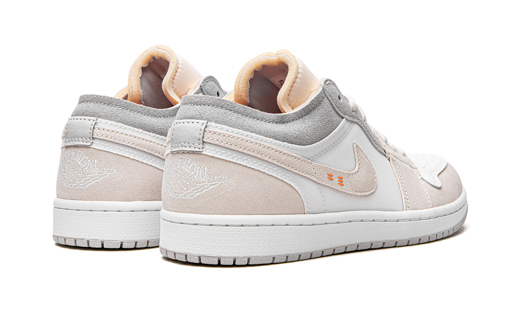 jordan 1 low se craft inside out white phantom+DN1635-100+diagnol right behind view