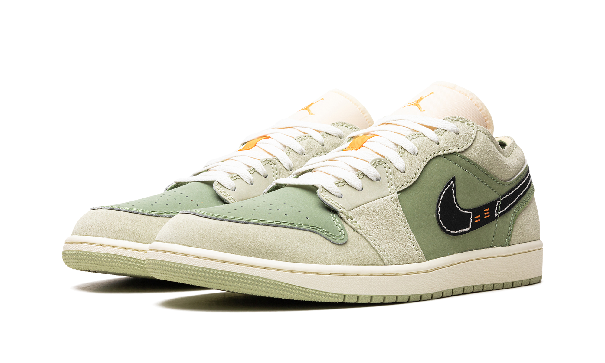 jordan 1 low se craft light olive+FD6819-300+diagnol left view