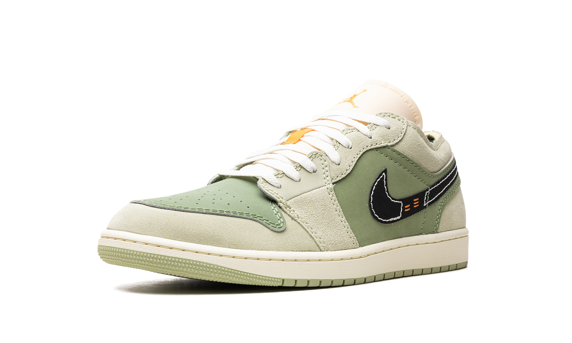 jordan 1 low se craft light olive+FD6819-300+left diagnol single view