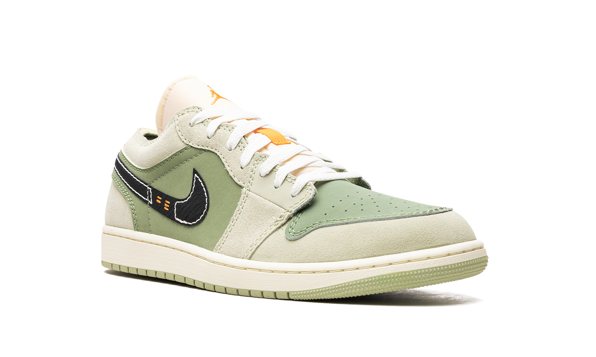 jordan 1 low se craft light olive+FD6819-300+diagnol right view