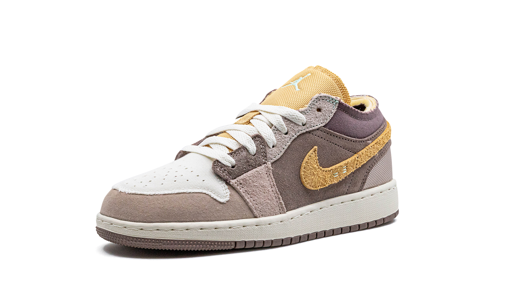 jordan 1 low se craft taupe haze gs+DZ4465-200+left diagnol single view