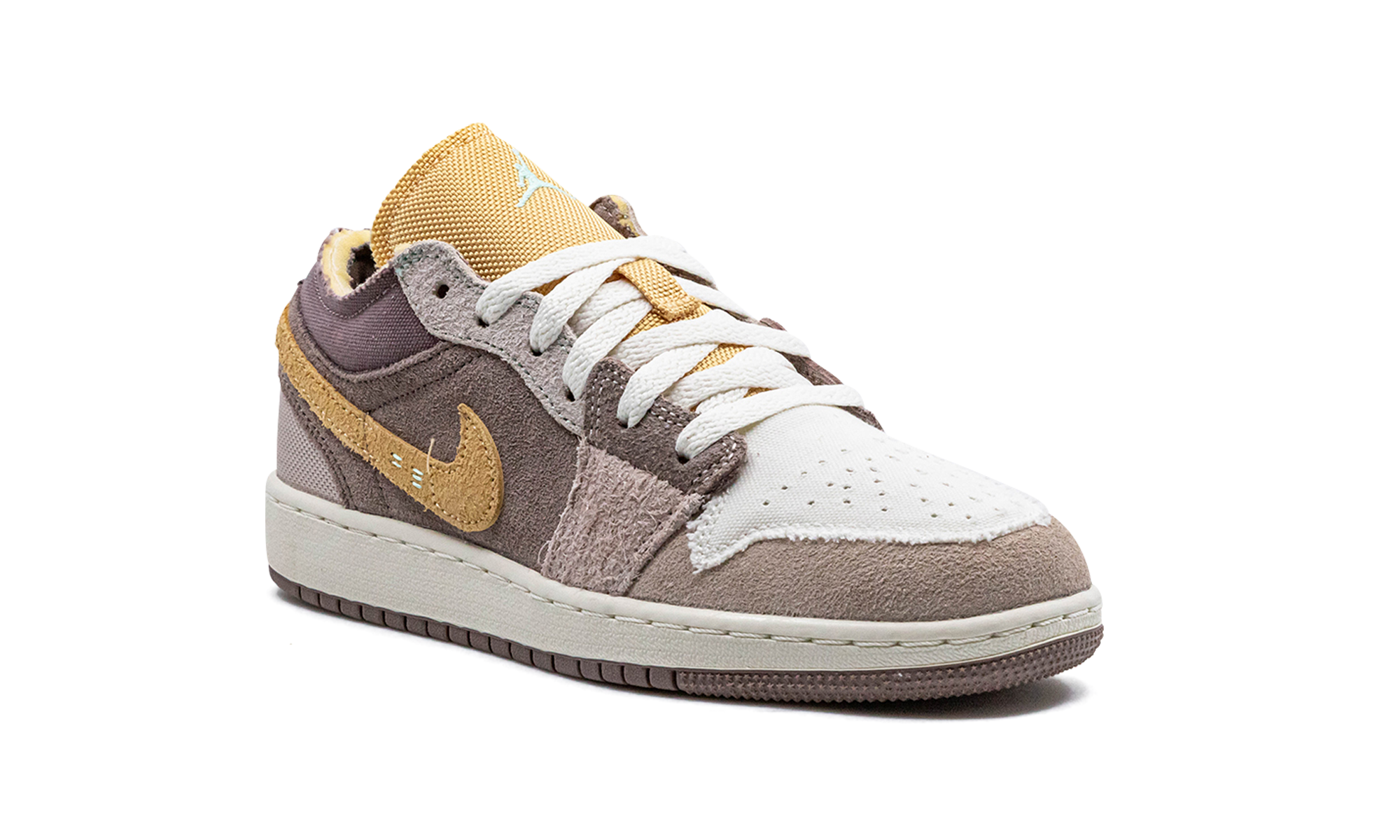jordan 1 low se craft taupe haze gs+DZ4465-200+diagnol right view
