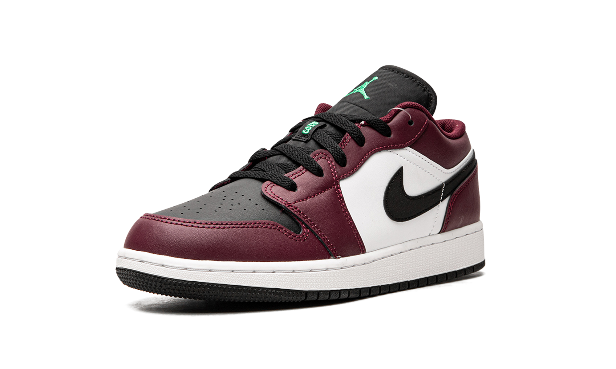 jordan 1 low se dark beetroot roma green gs+DM0589-635+left diagnol single view