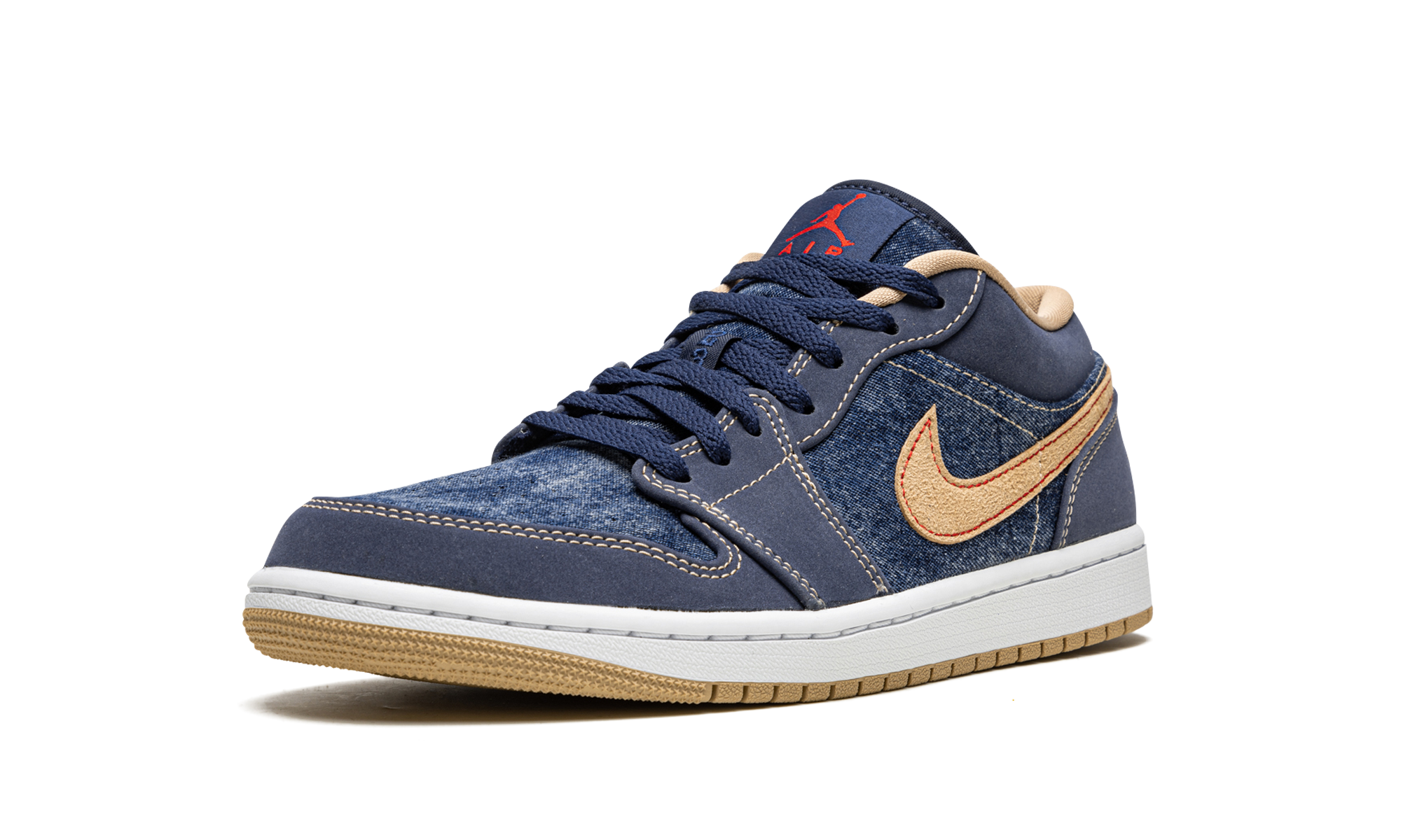 jordan 1 low se denim+DH1259-400+left diagnol single view
