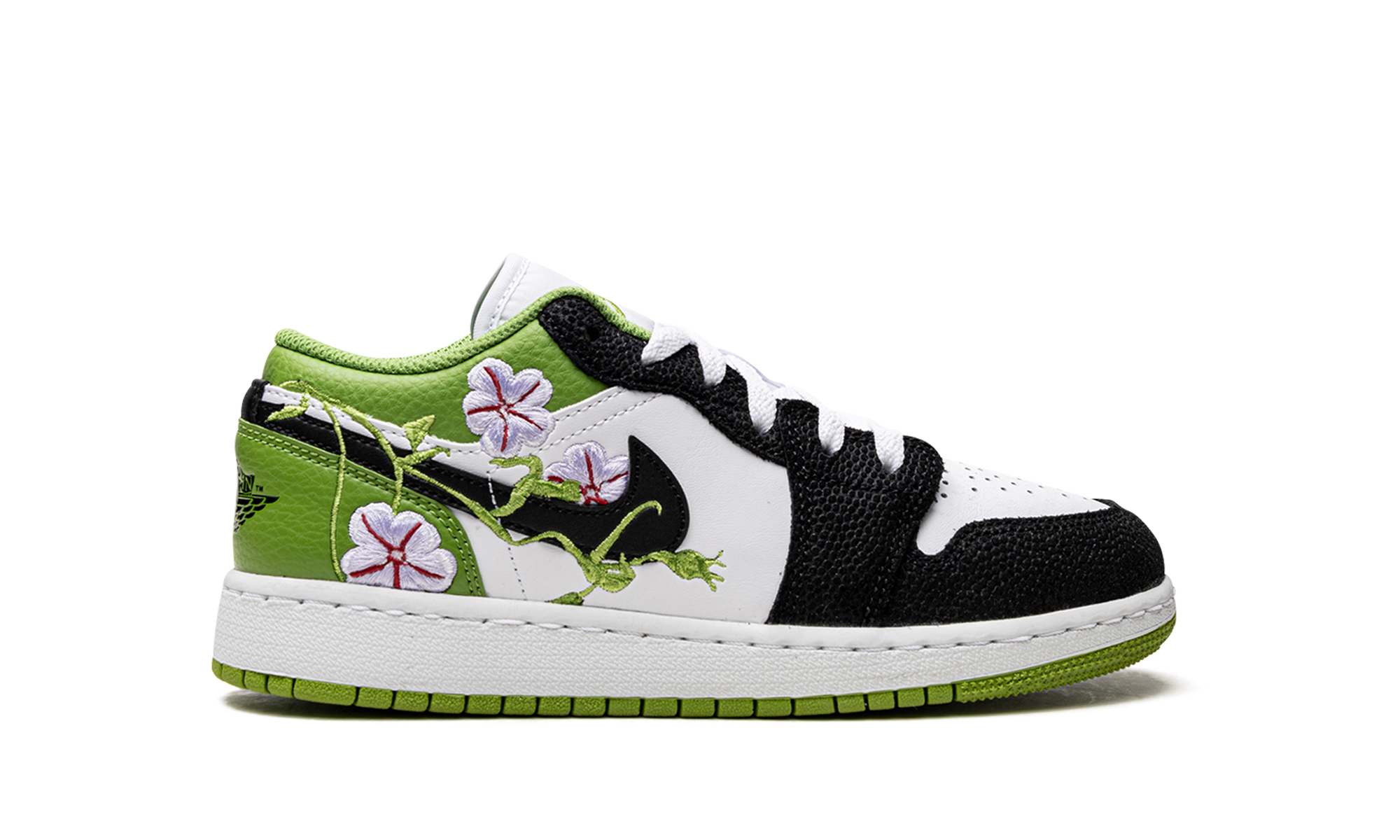 jordan 1 low se floral vines gs+DQ8389-100+right view