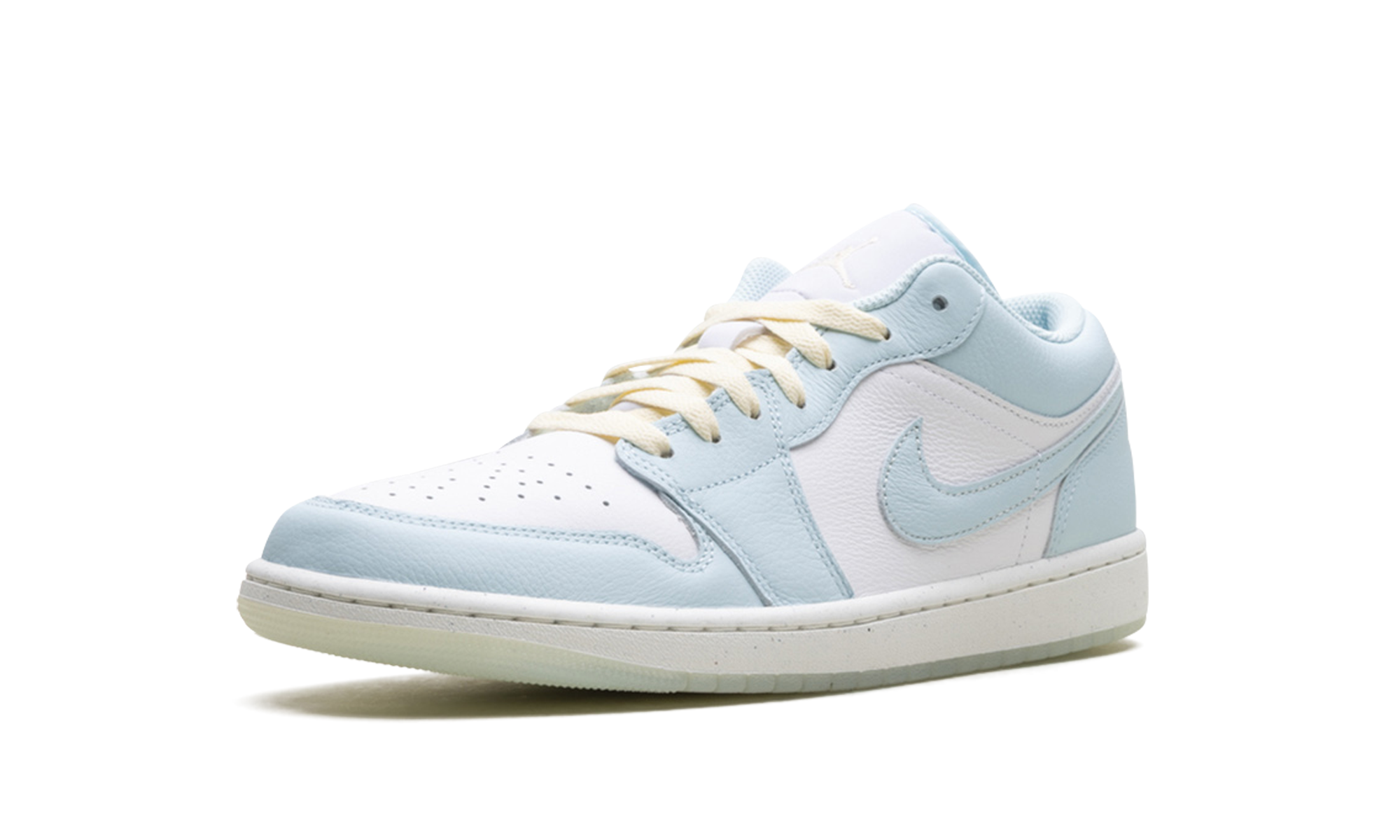 jordan 1 low se glacier blue summit white+HJ5999-400+left diagnol single view