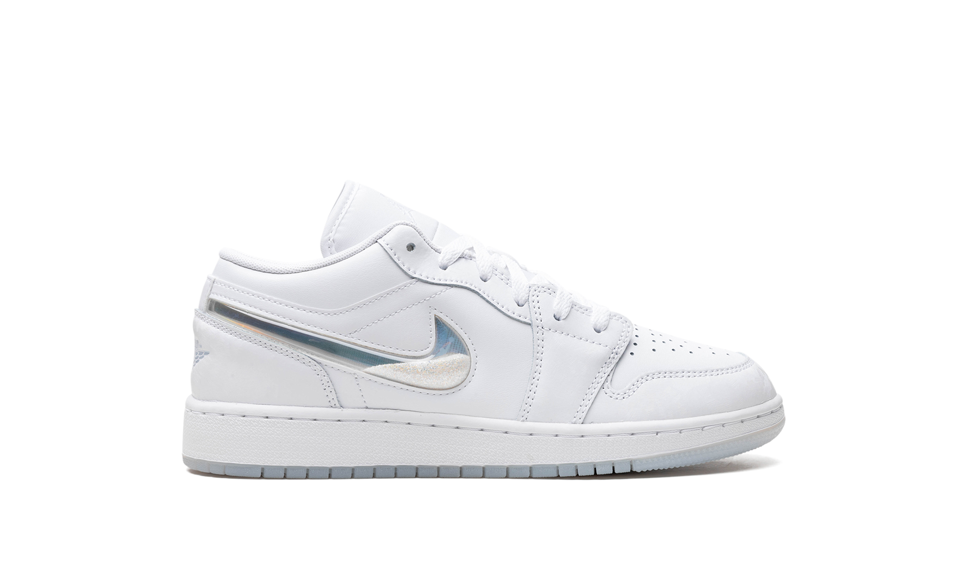 jordan 1 low se glitter swoosh gs+FQ9112-100+right view