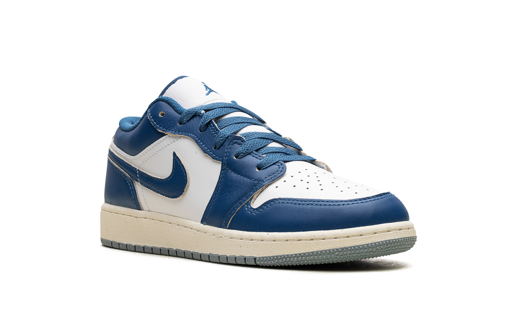 jordan 1 low se industrial blue gs+FN9137-141+diagnol right view