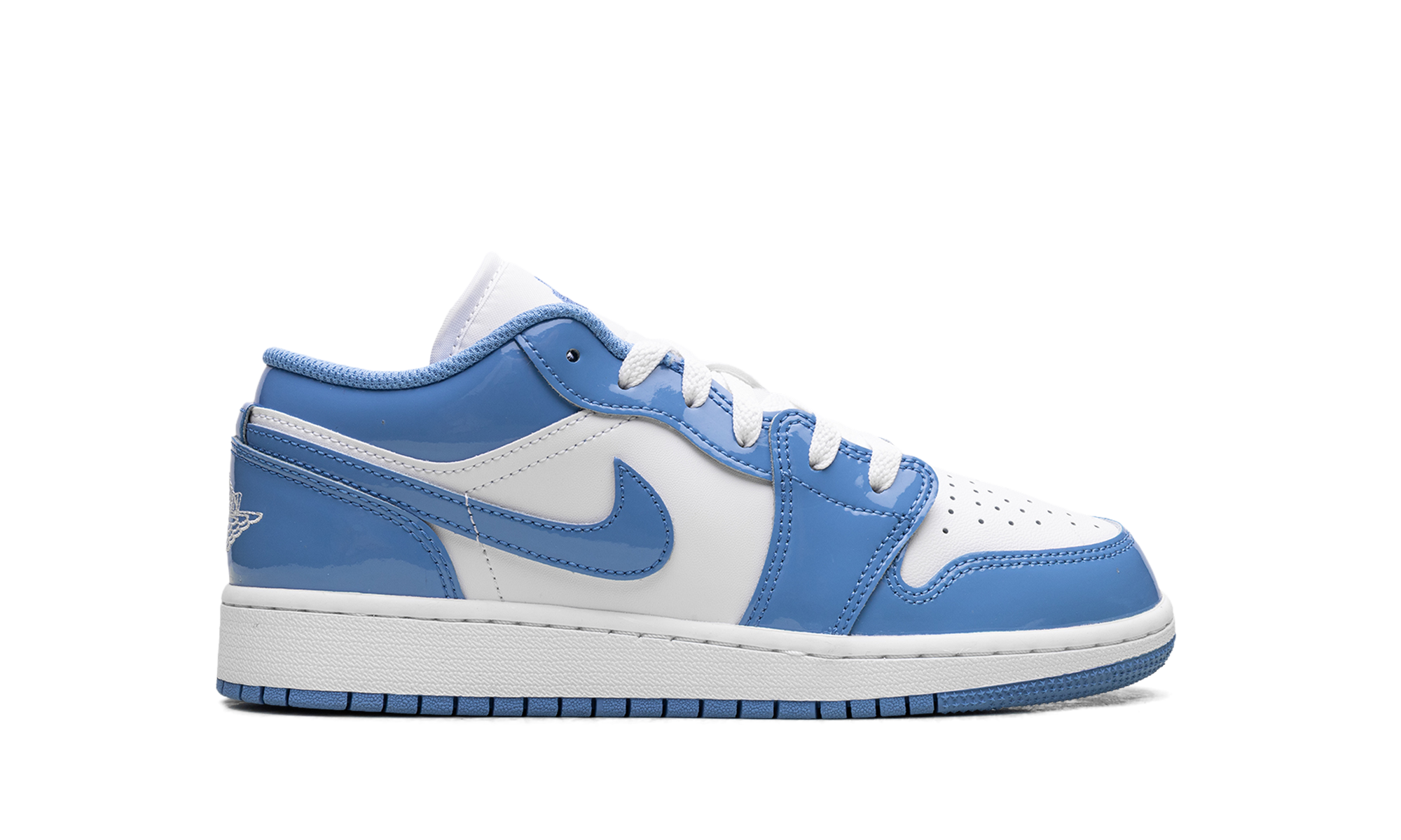 jordan 1 low se legend blue patent gs+FZ3929-114+right view