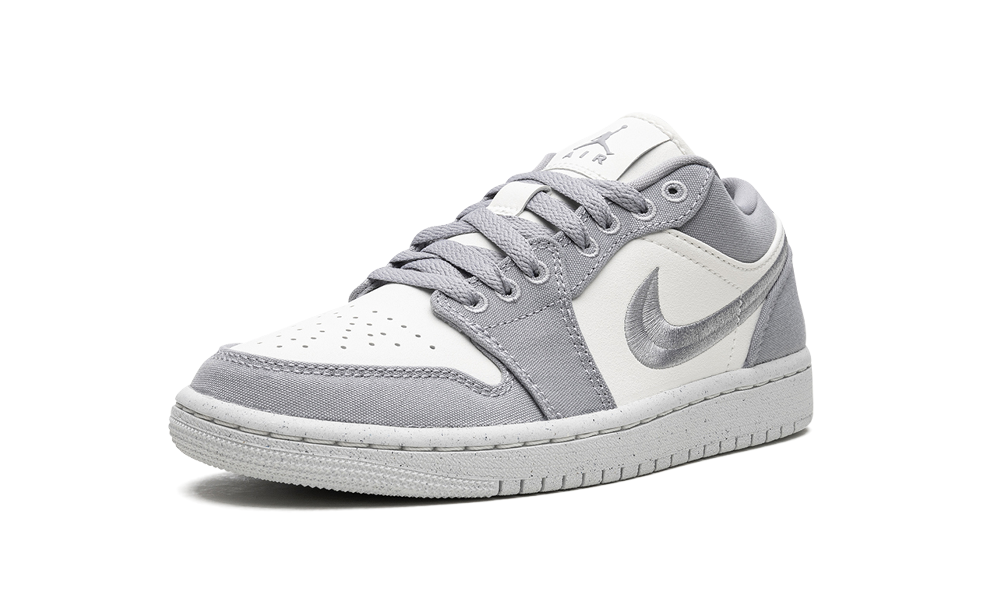 jordan 1 low se light steel grey women s+DV0426-012+left diagnol single view