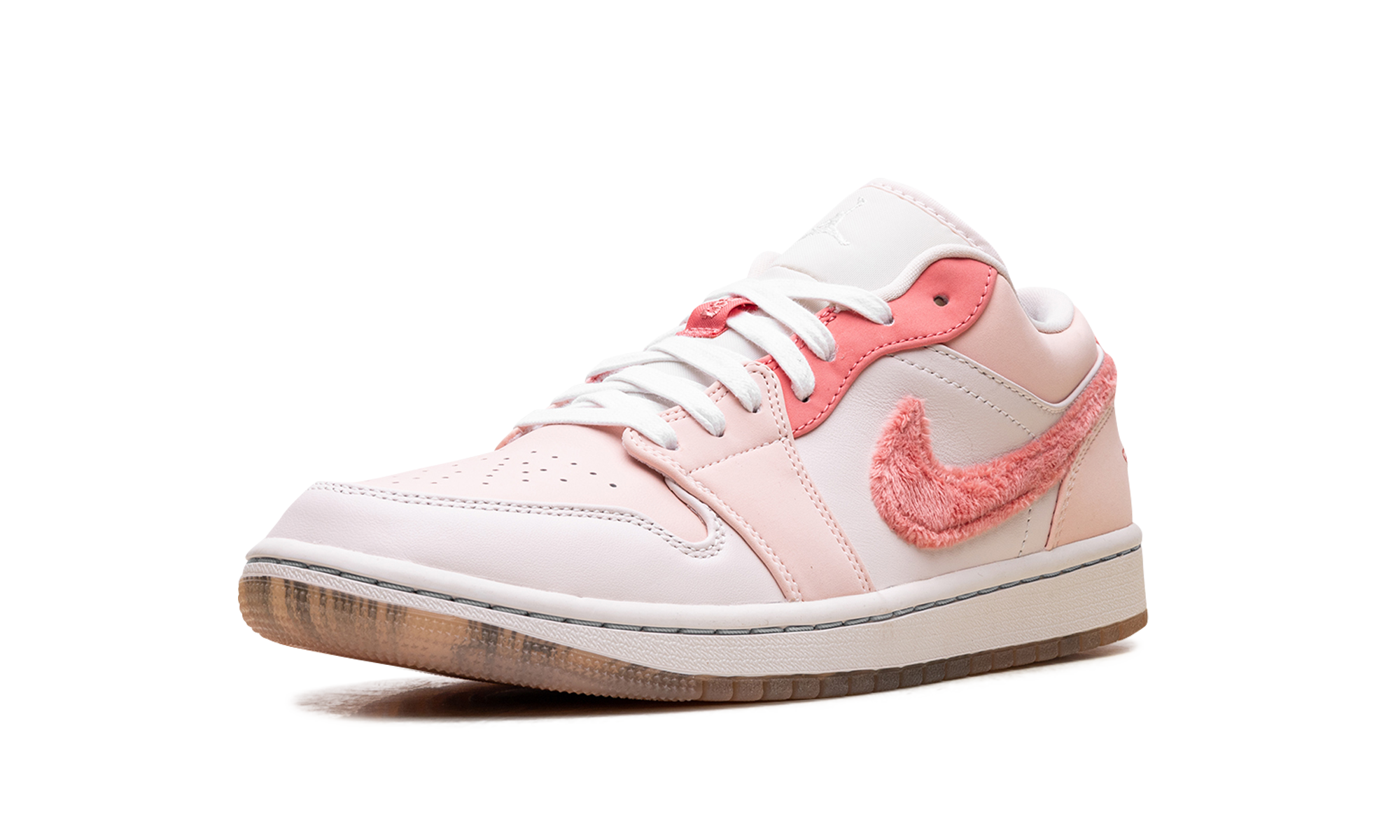 jordan 1 low se mighty swooshers pink women s+DM5443-666+left diagnol single view