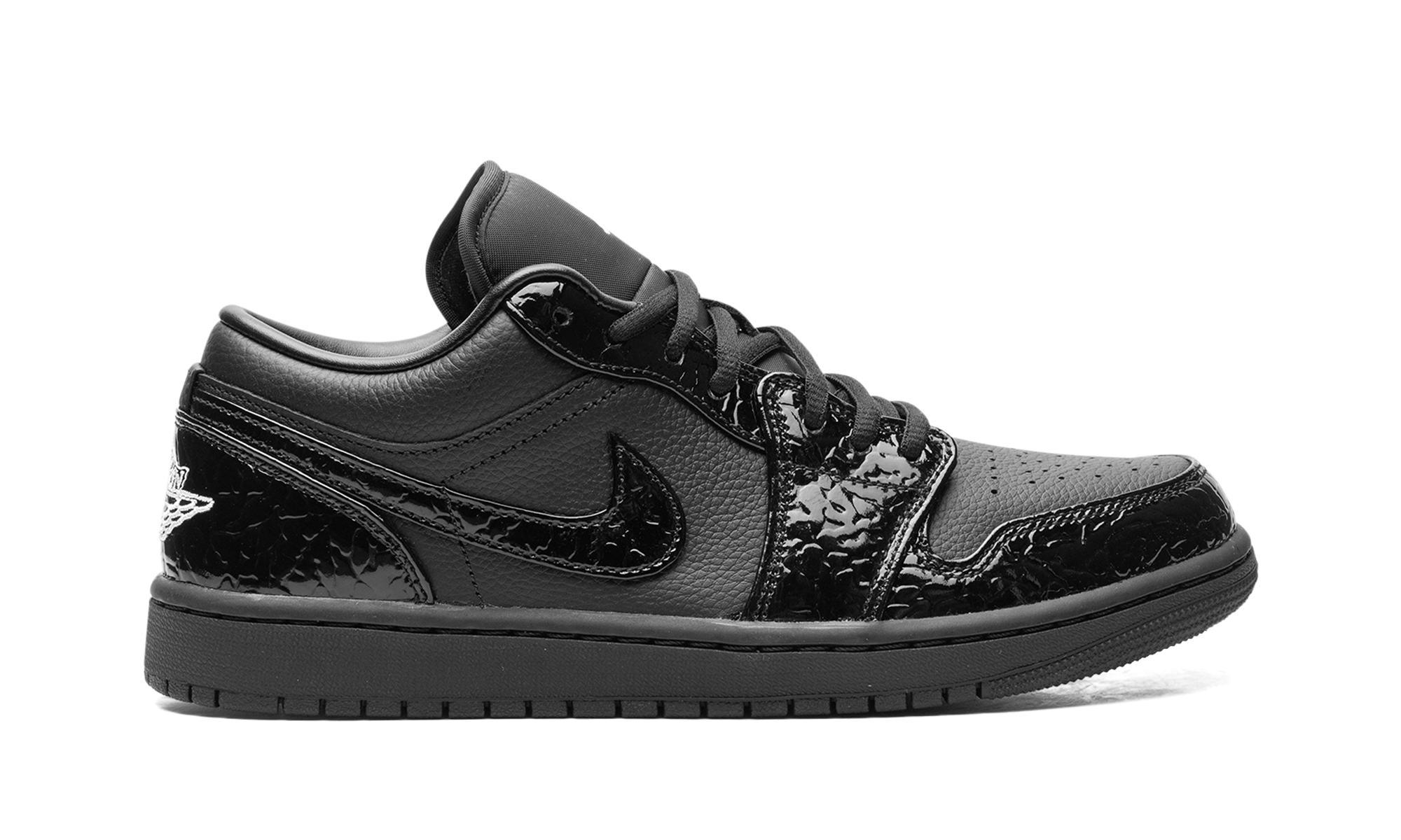 jordan 1 low se patent elephant black women s+HJ7743-010+right view