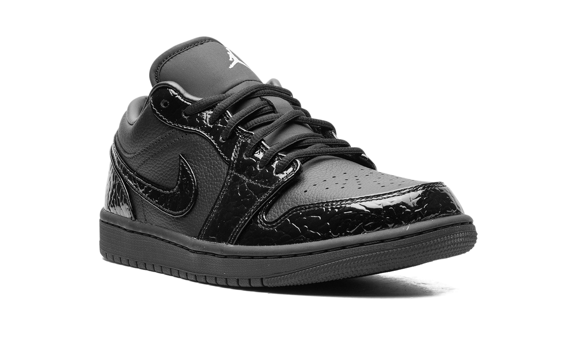 jordan 1 low se patent elephant black women s+HJ7743-010+diagnol right view