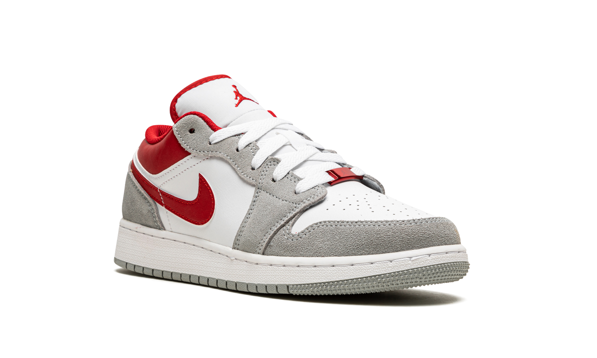 jordan 1 low se smoke grey gym red gs+DM0589-016+diagnol right view