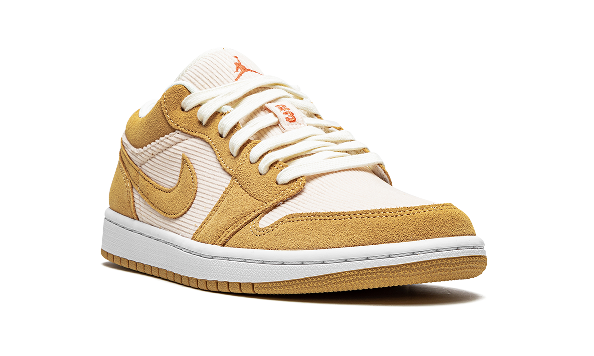 jordan 1 low se twine orange quartz corduroy women s+DH7820-700+diagnol right view