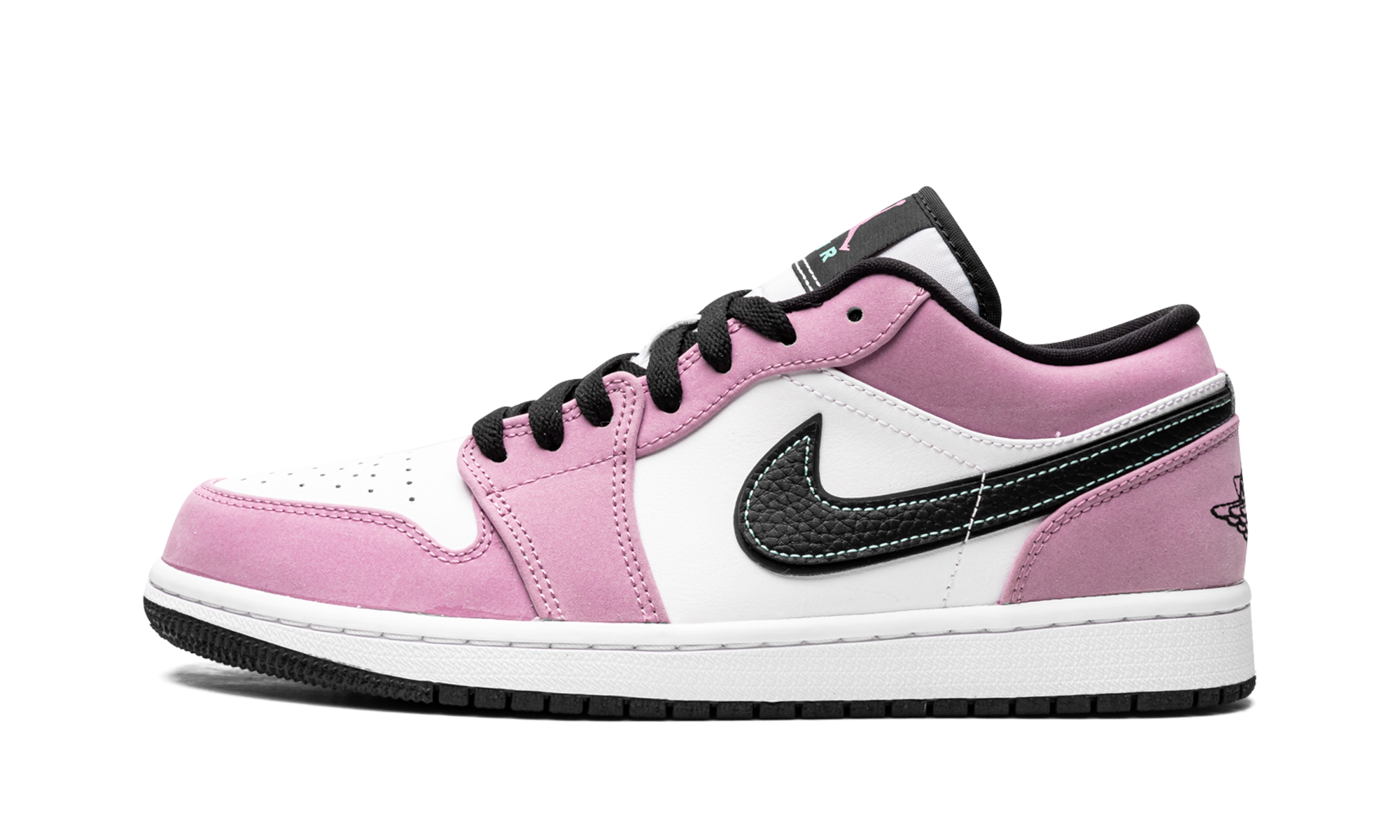 jordan 1 low se violet shock white black+CK3022-503+diagnol right view 1
