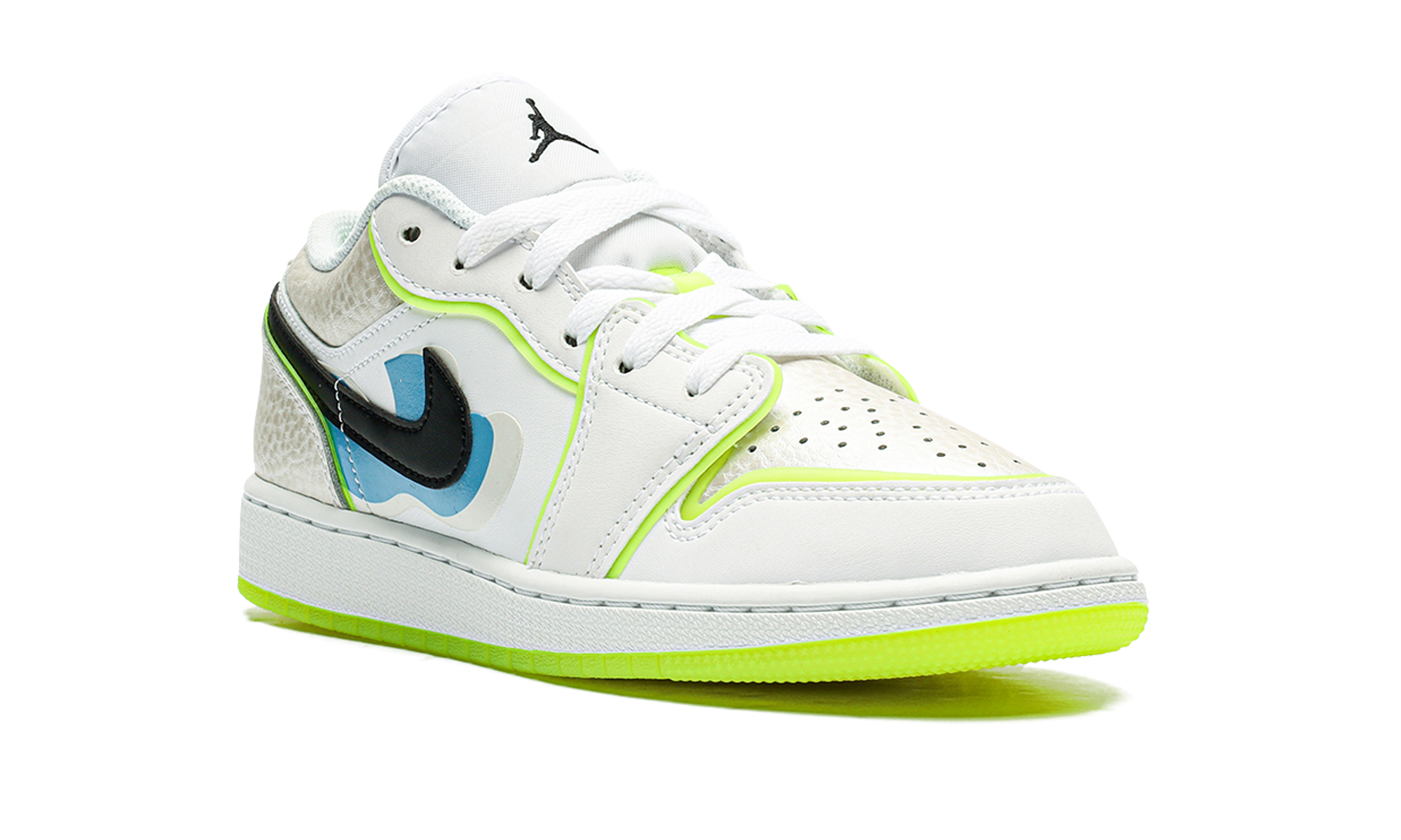 jordan 1 low se warped swoosh gs+DV1324-117+diagnol right view