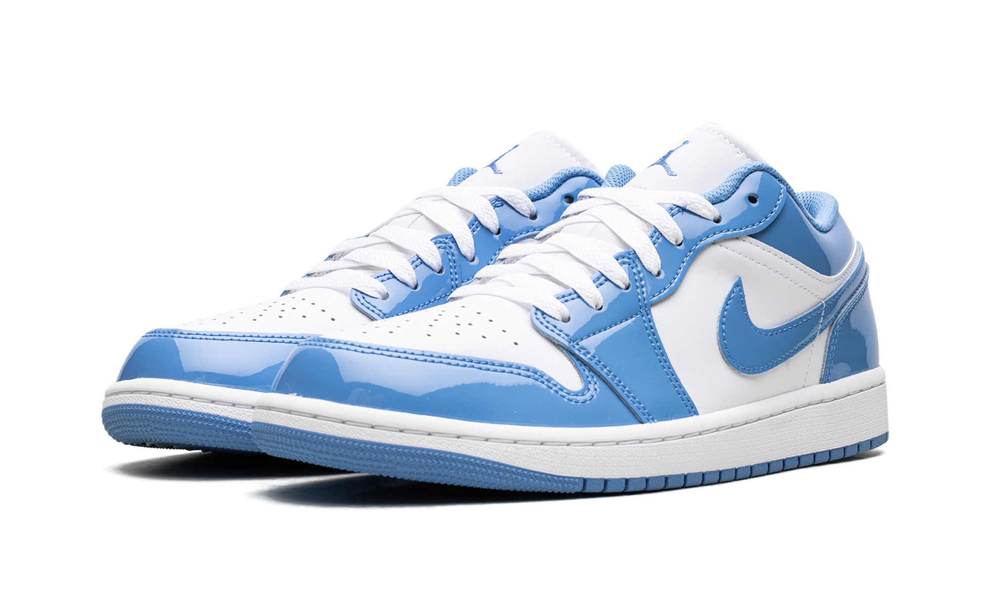 jordan 1 low se white legend blue+FZ2138-114+diagnol left view