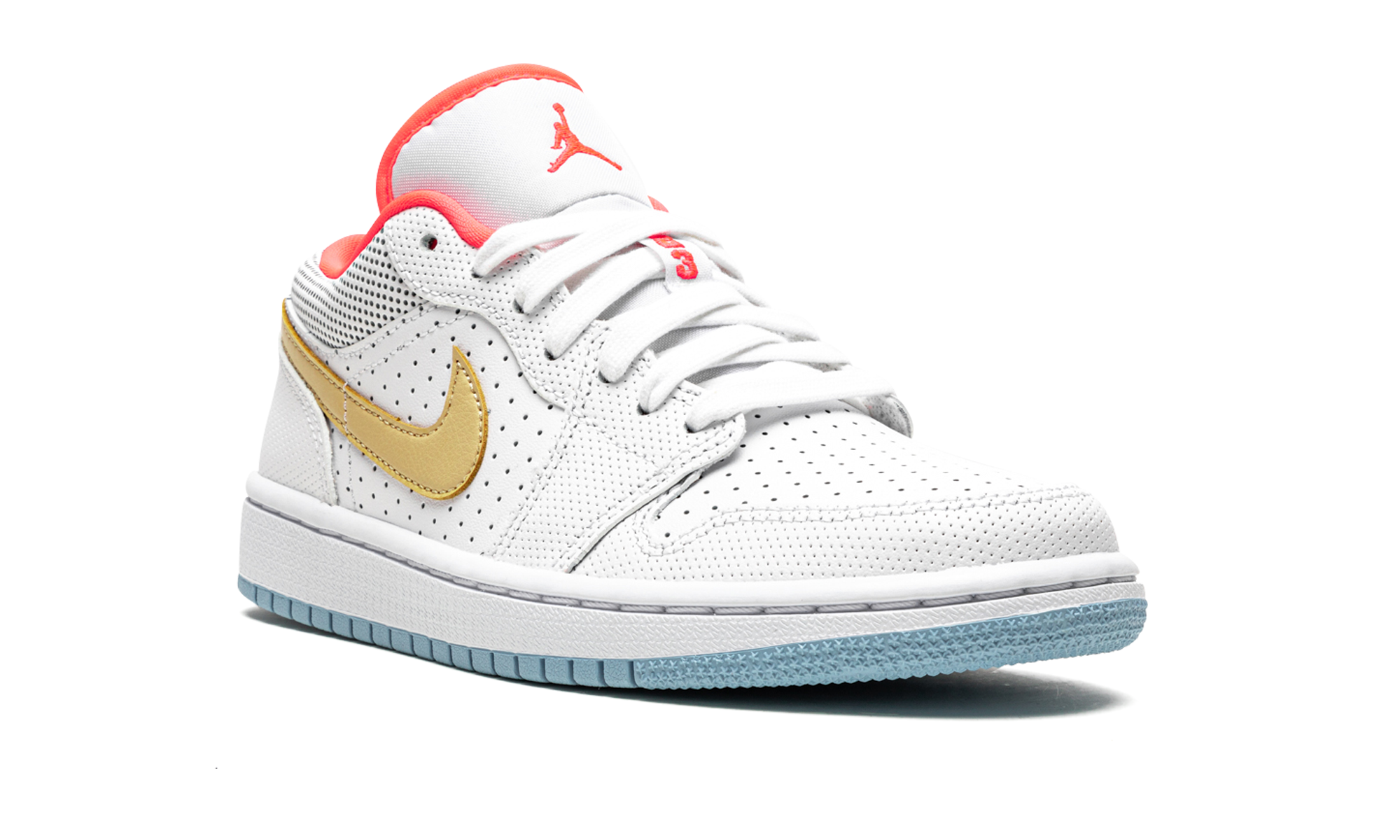 jordan 1 low se white sesame women s+DC9509-100+diagnol right view