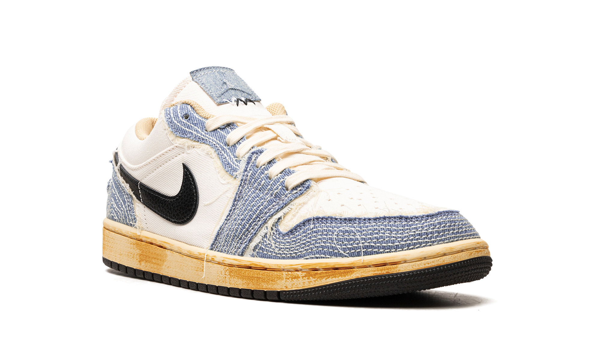 jordan 1 low se wrmk sashiko denim+FN7670-493+diagnol right view