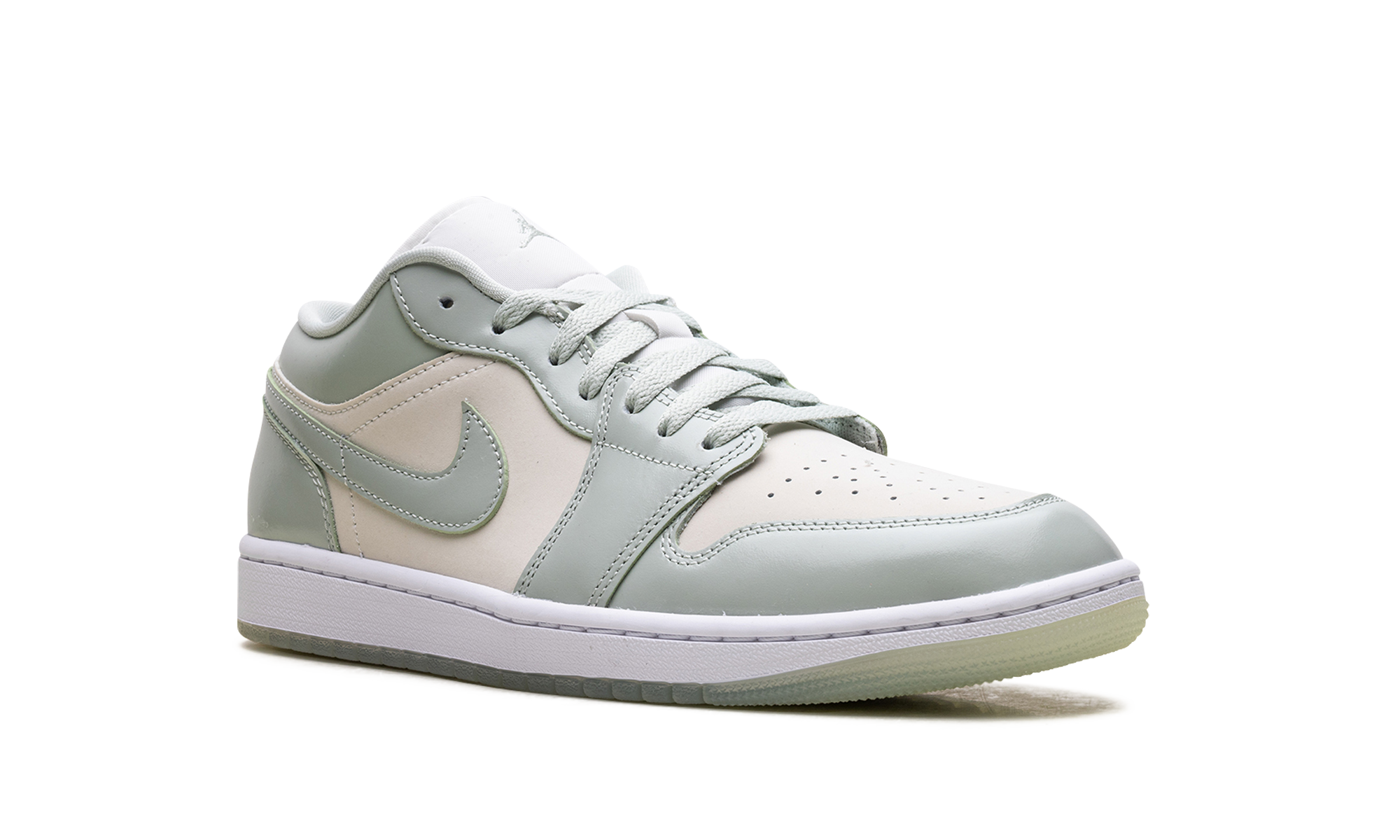 jordan 1 low seafoam sail women s+HF4078-100+diagnol right view