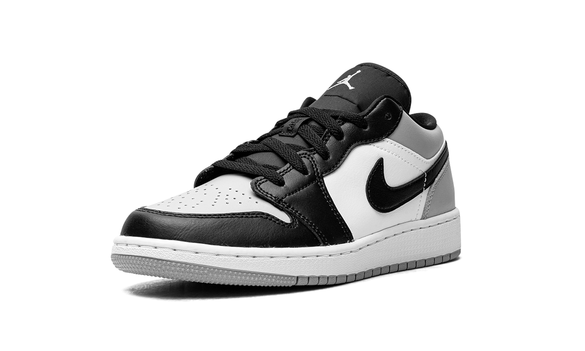 jordan 1 low shadow toe gs+553560-052+left diagnol single view