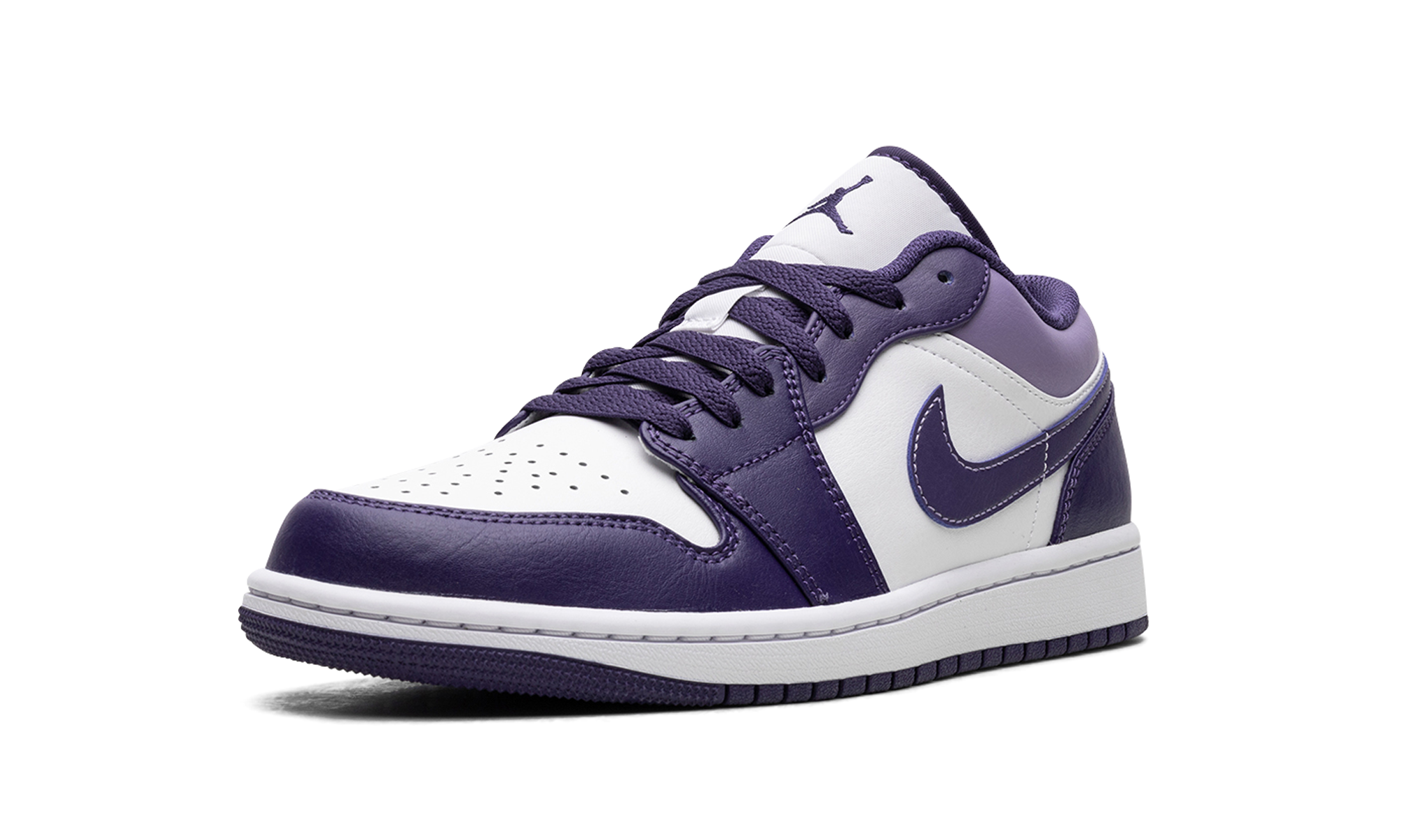 jordan 1 low sky j purple+553558-515+left diagnol single view