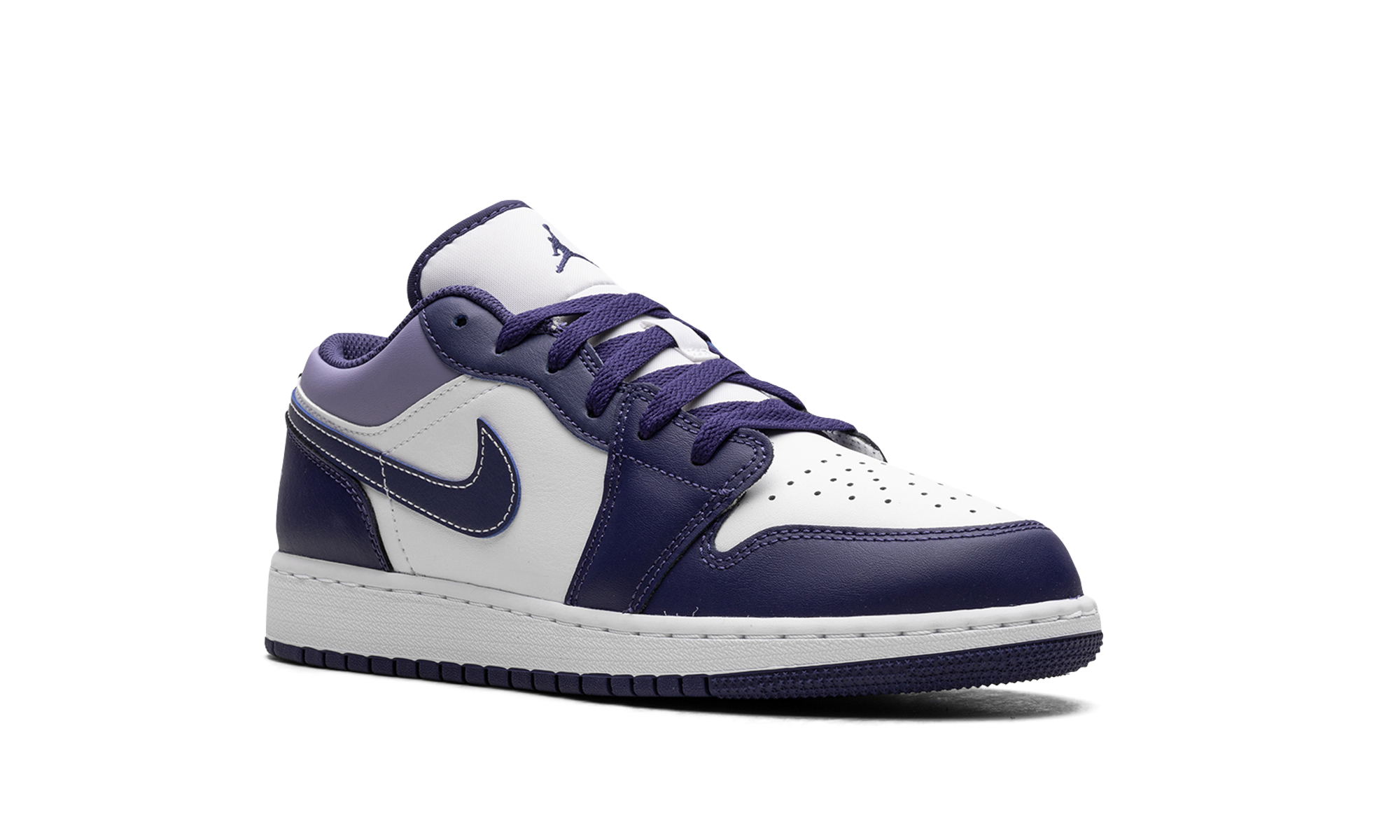 jordan 1 low sky j purple gs+553560-515+diagnol right view