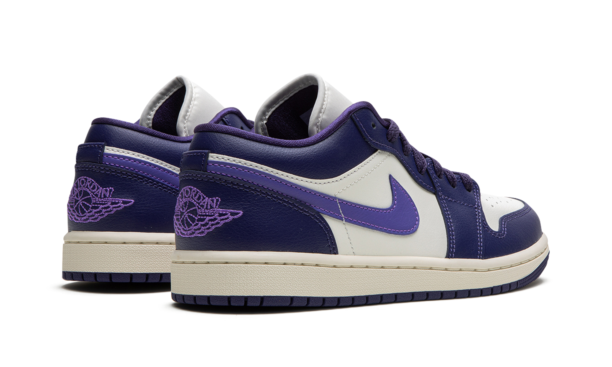 jordan 1 low sky j purple women s+DC0774-502+diagnol right behind view