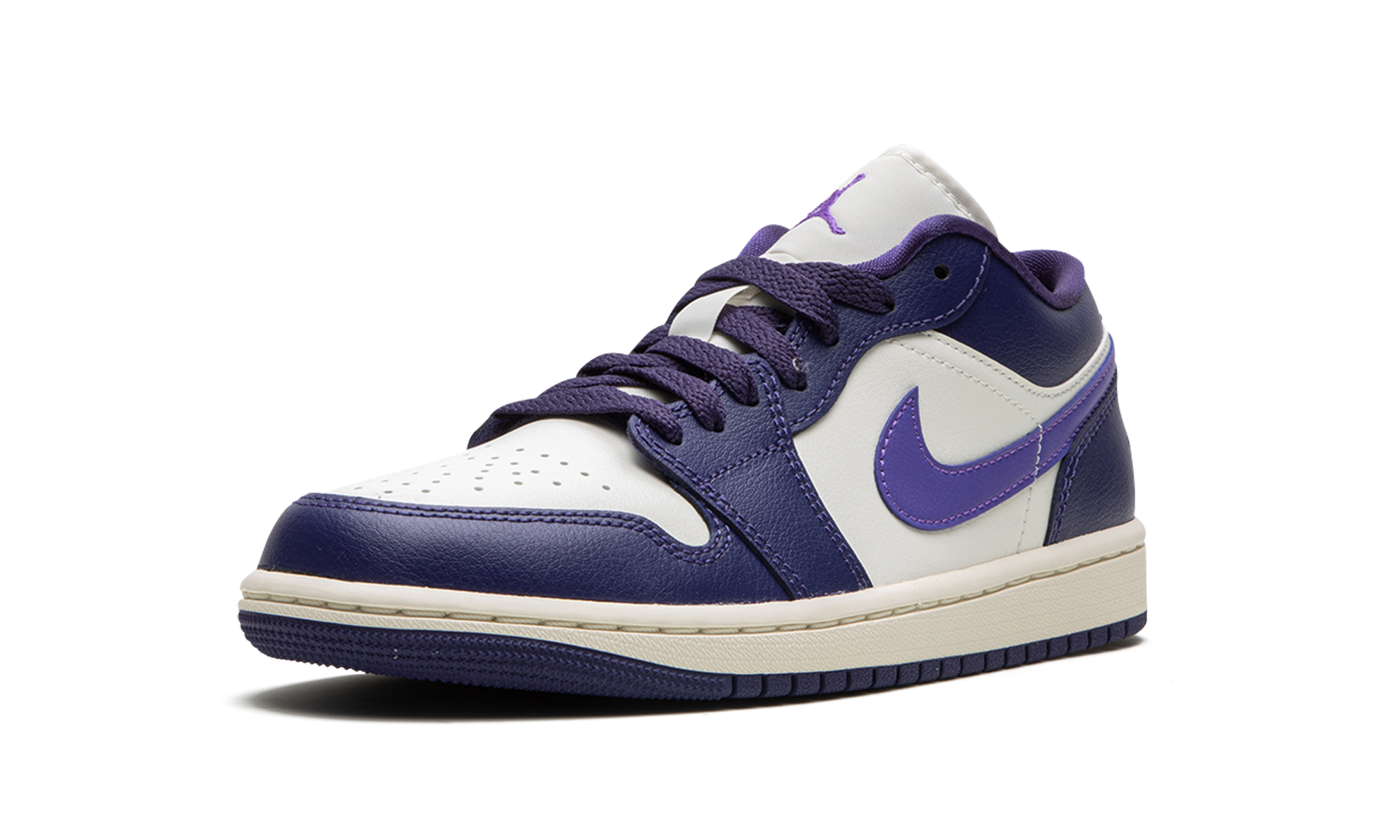 jordan 1 low sky j purple women s+DC0774-502+left diagnol single view