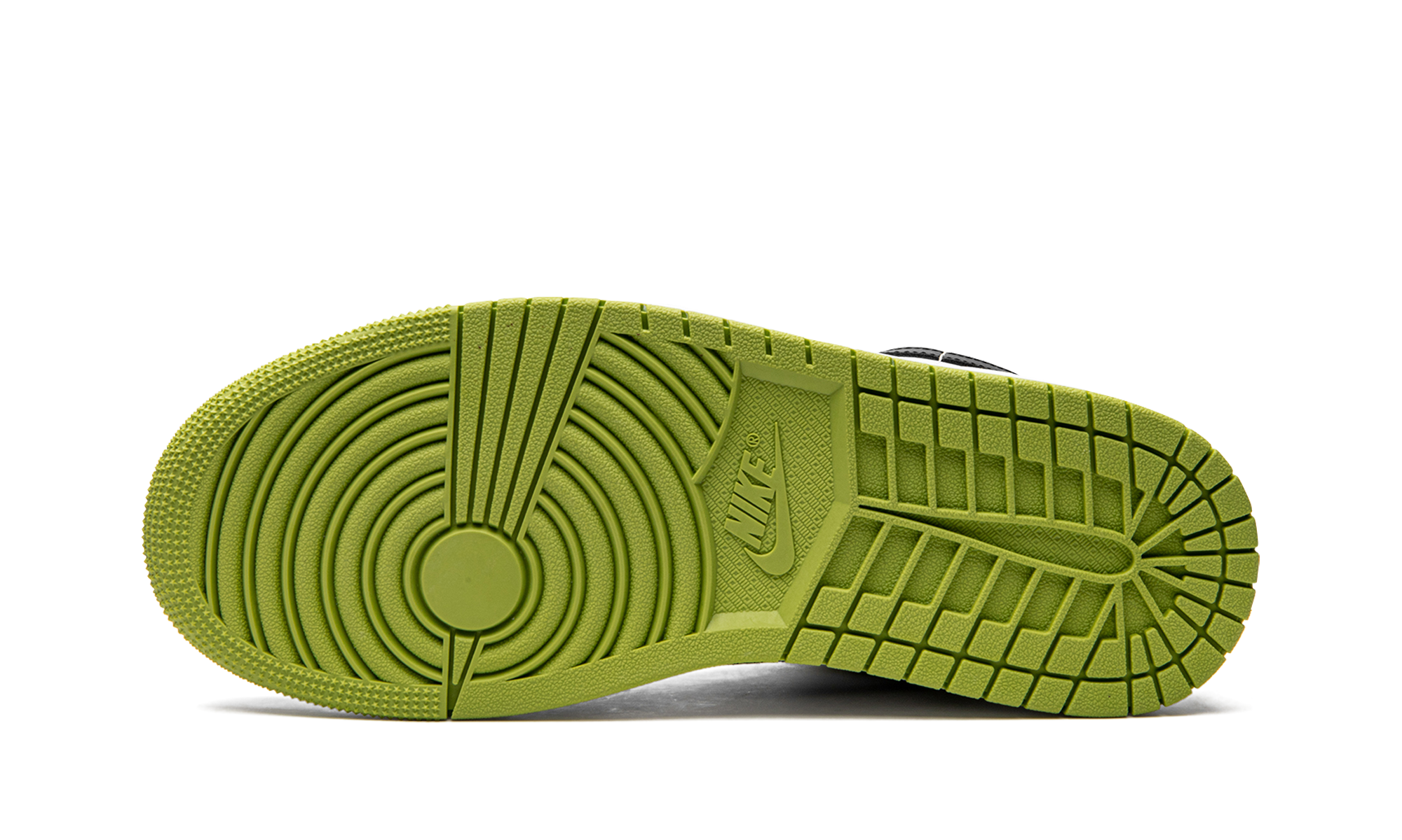 jordan 1 low snakeskin vivid green women s+DX4446-301+bottom view