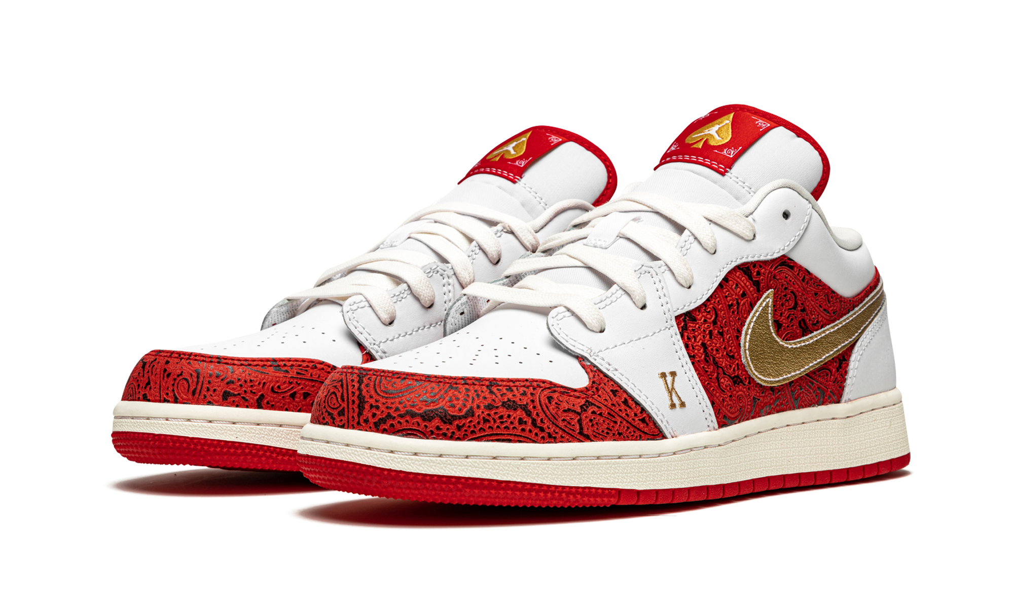 jordan 1 low spades gs+DJ5186-100+bottom view