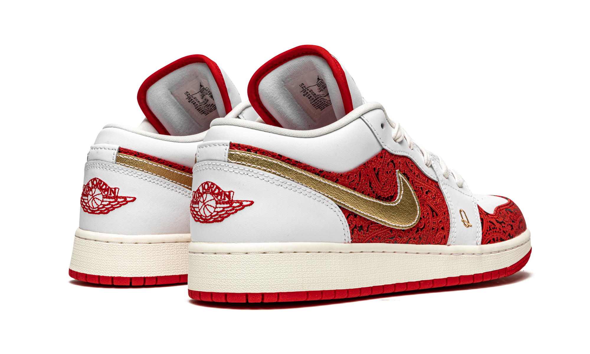 jordan 1 low spades gs+DJ5186-100+diagnol right view
