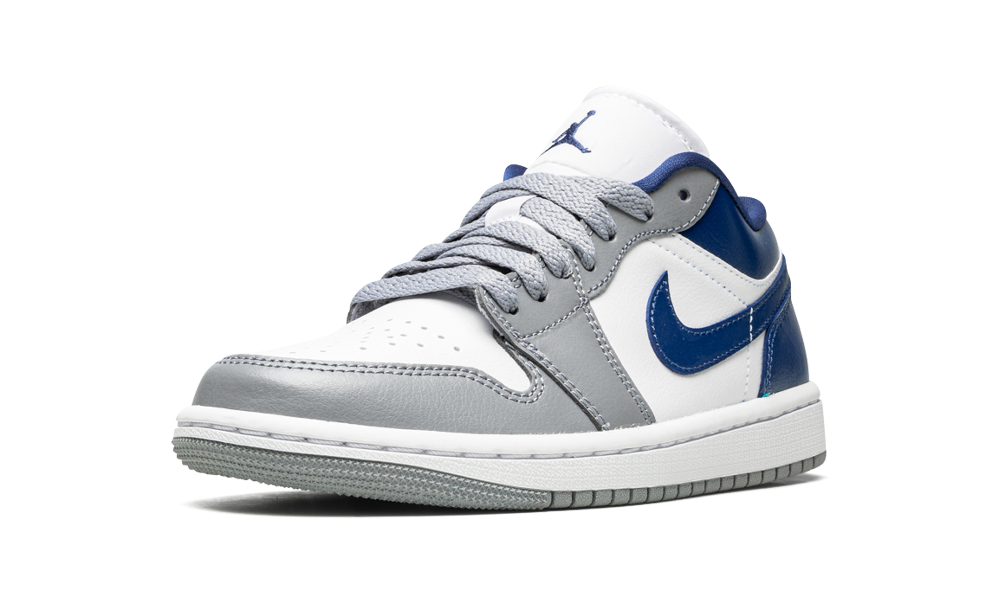 jordan 1 low stealth french blue women s+DC0774-042+left diagnol single view