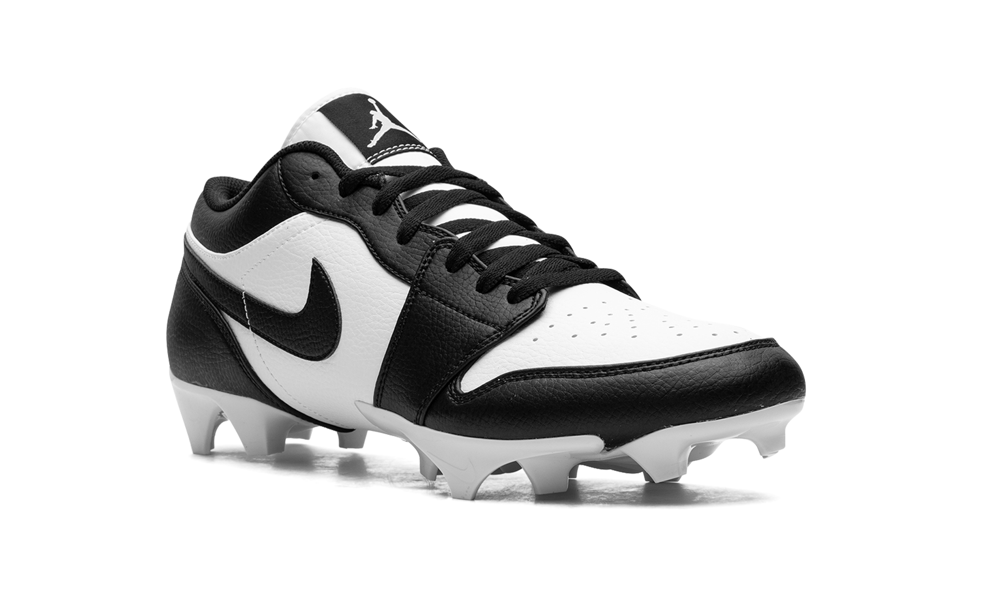 jordan 1 low td cleat panda+FJ6245-100+diagnol right view
