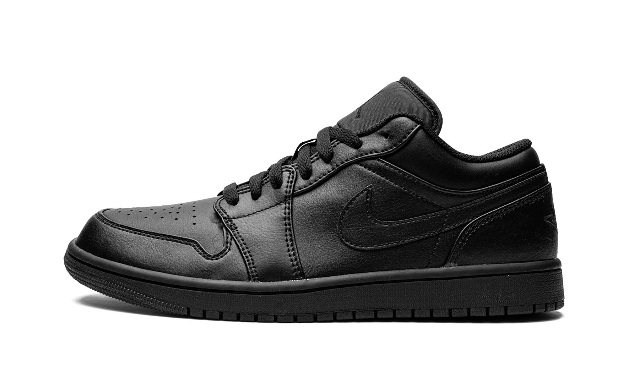 jordan 1 low triple black 2022+553558-093+diagnol right view 1