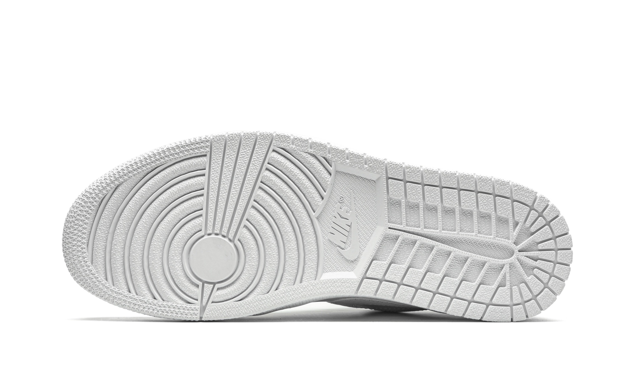 jordan 1 low triple white tumbled leather+553558-130+bottom view
