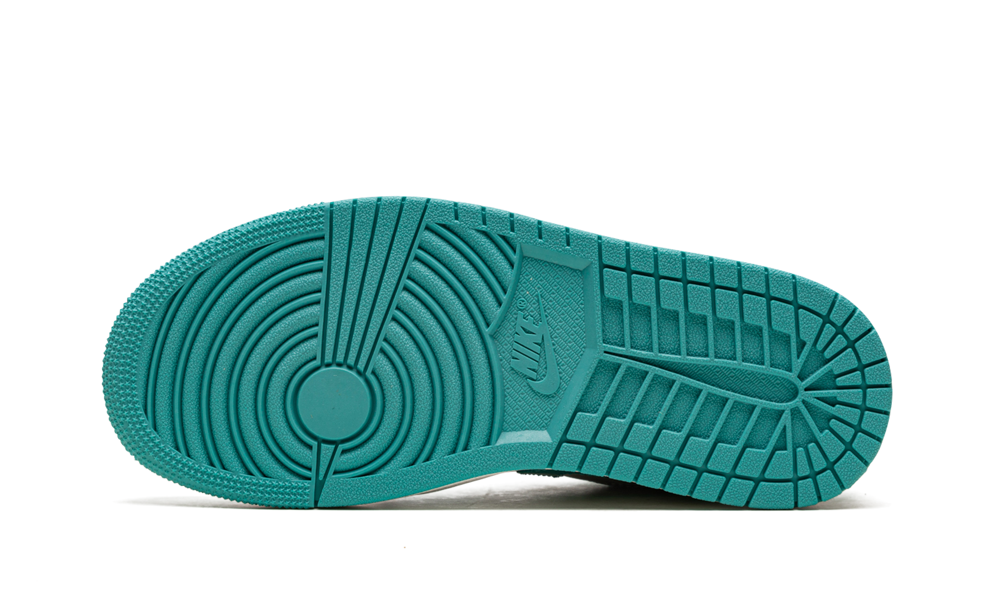 jordan 1 low tropical teal women s+DC0774-131+bottom view