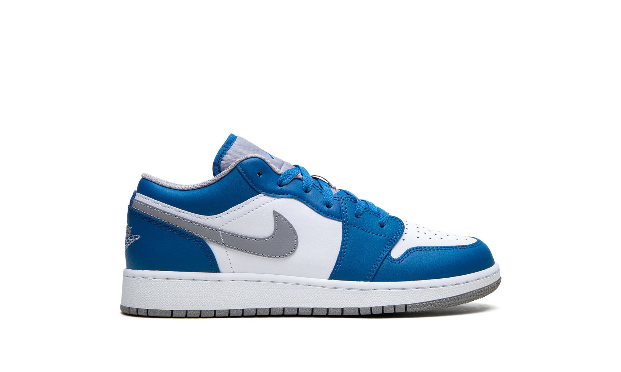 jordan 1 low true blue gs+553560-412+right view